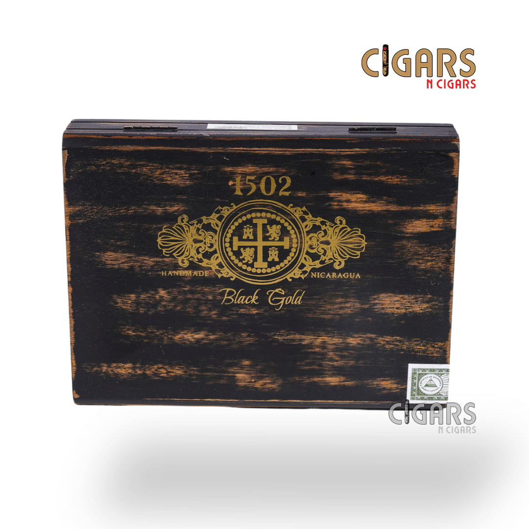 1502 Black Gold Robusto Box Press Box of 20