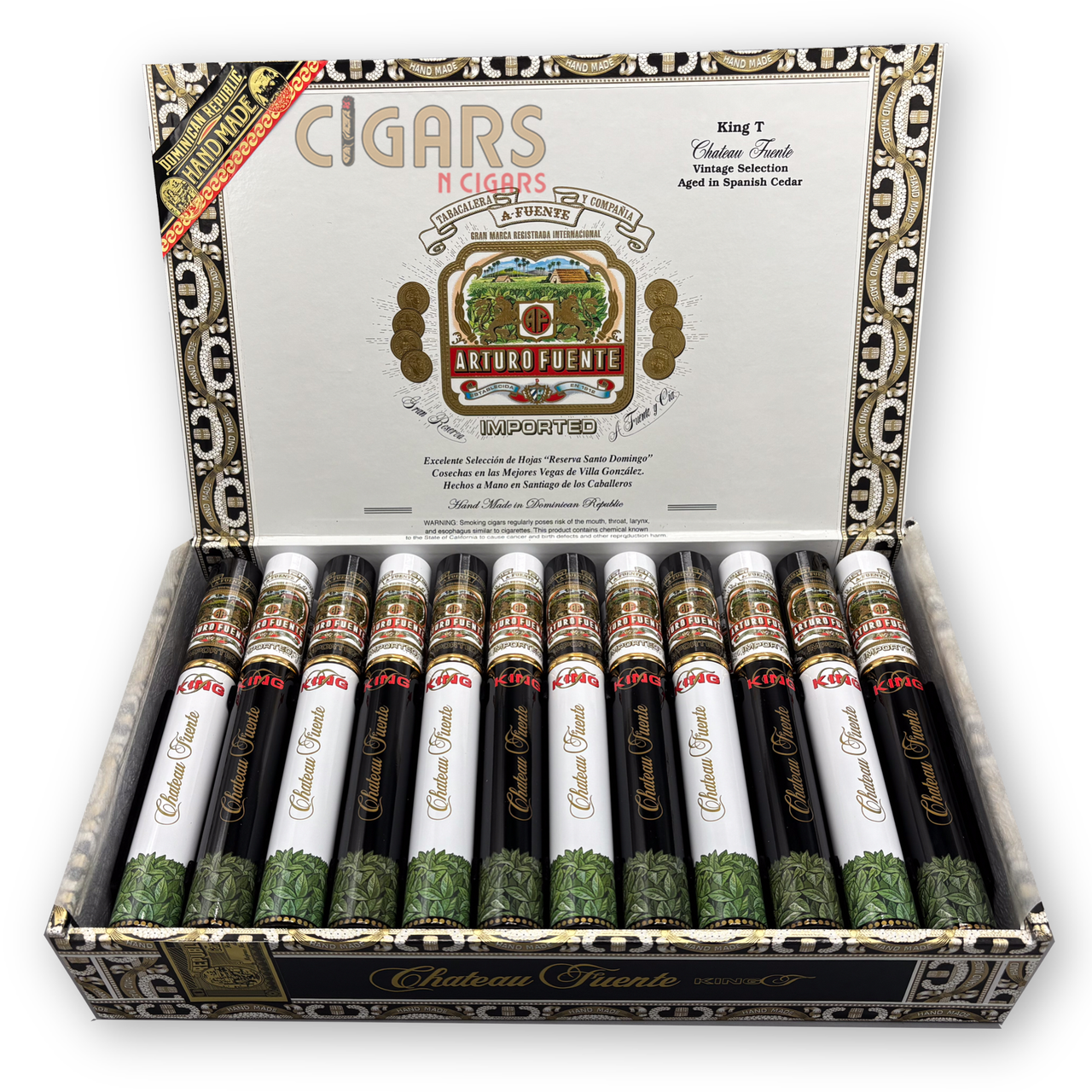 Arturo Fuente Chateau Fuente King T Natural Cigar Pack of 5