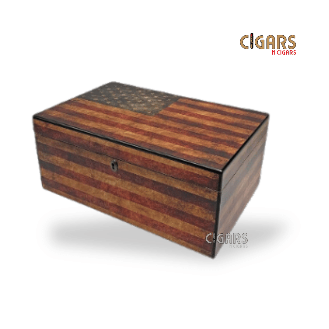 Humidor Supreme Old Glory 100-ct Humidor