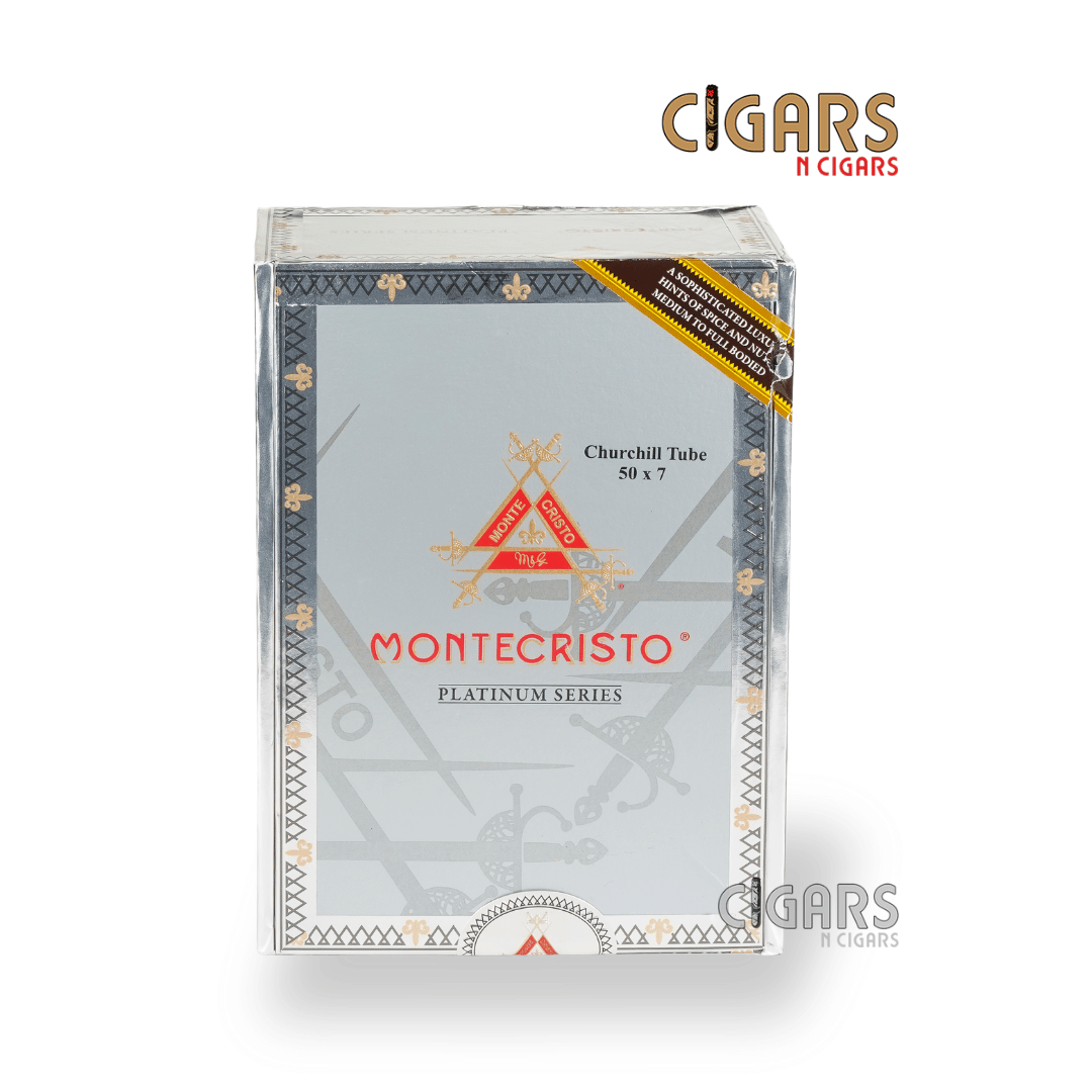 Montecristo Platinum Series Churchill Tube Pack of 5
