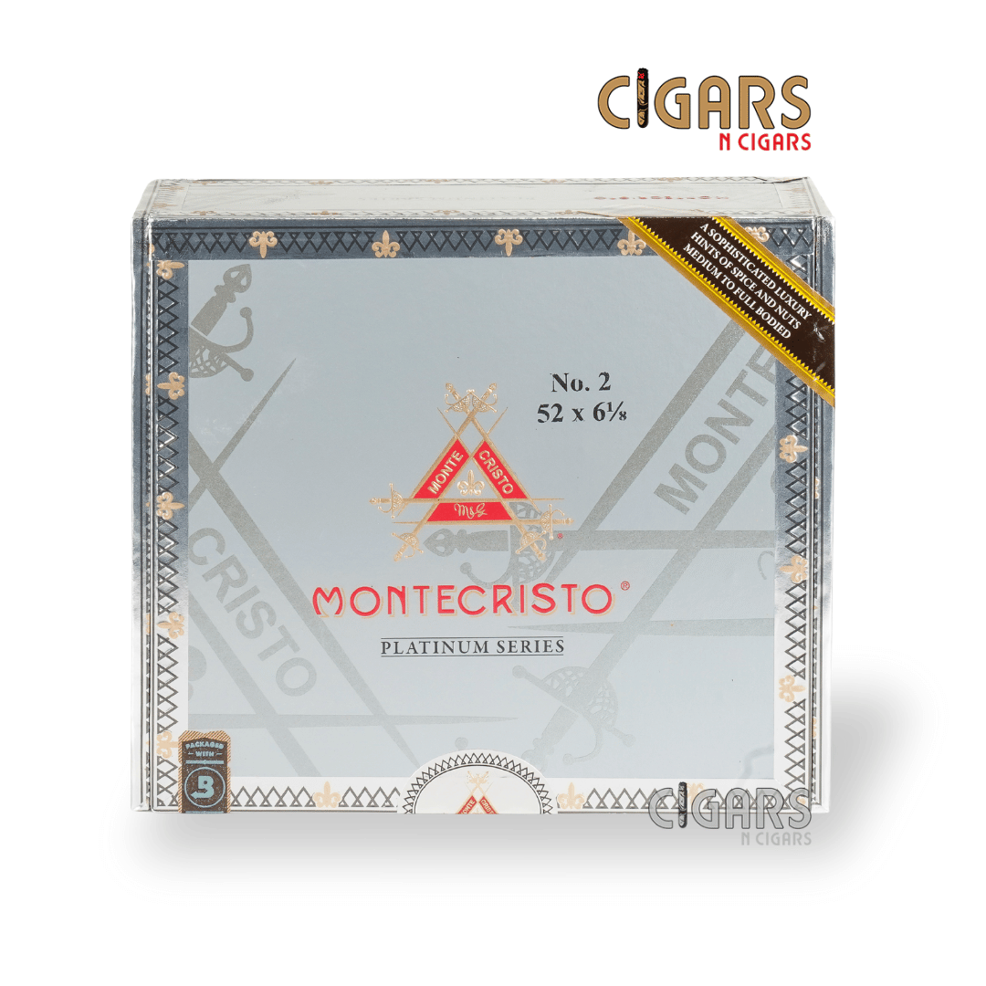 Montecristo Platinum Habana No. 2 Belicoso Pack of 5