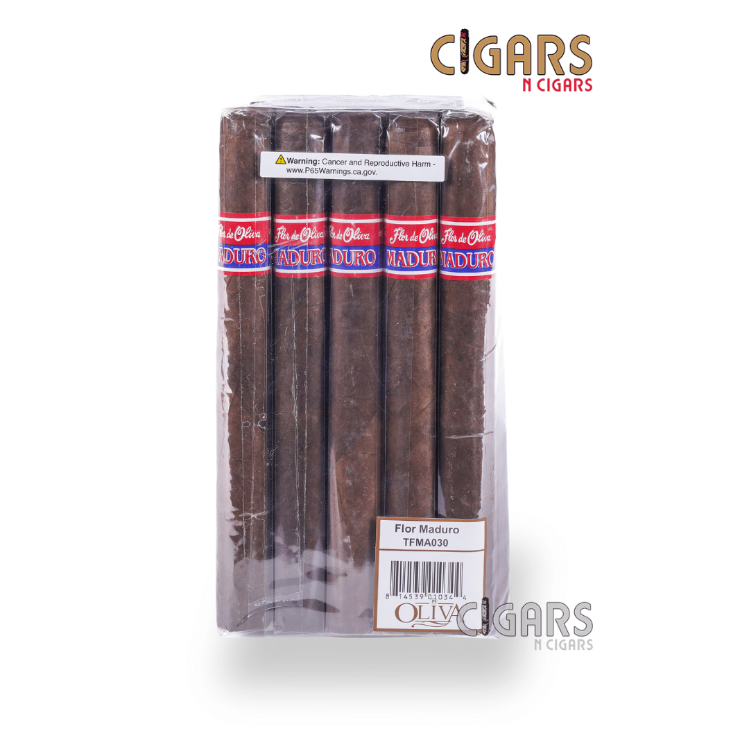 Flor De Oliva Maduro Churchill Pack of 5