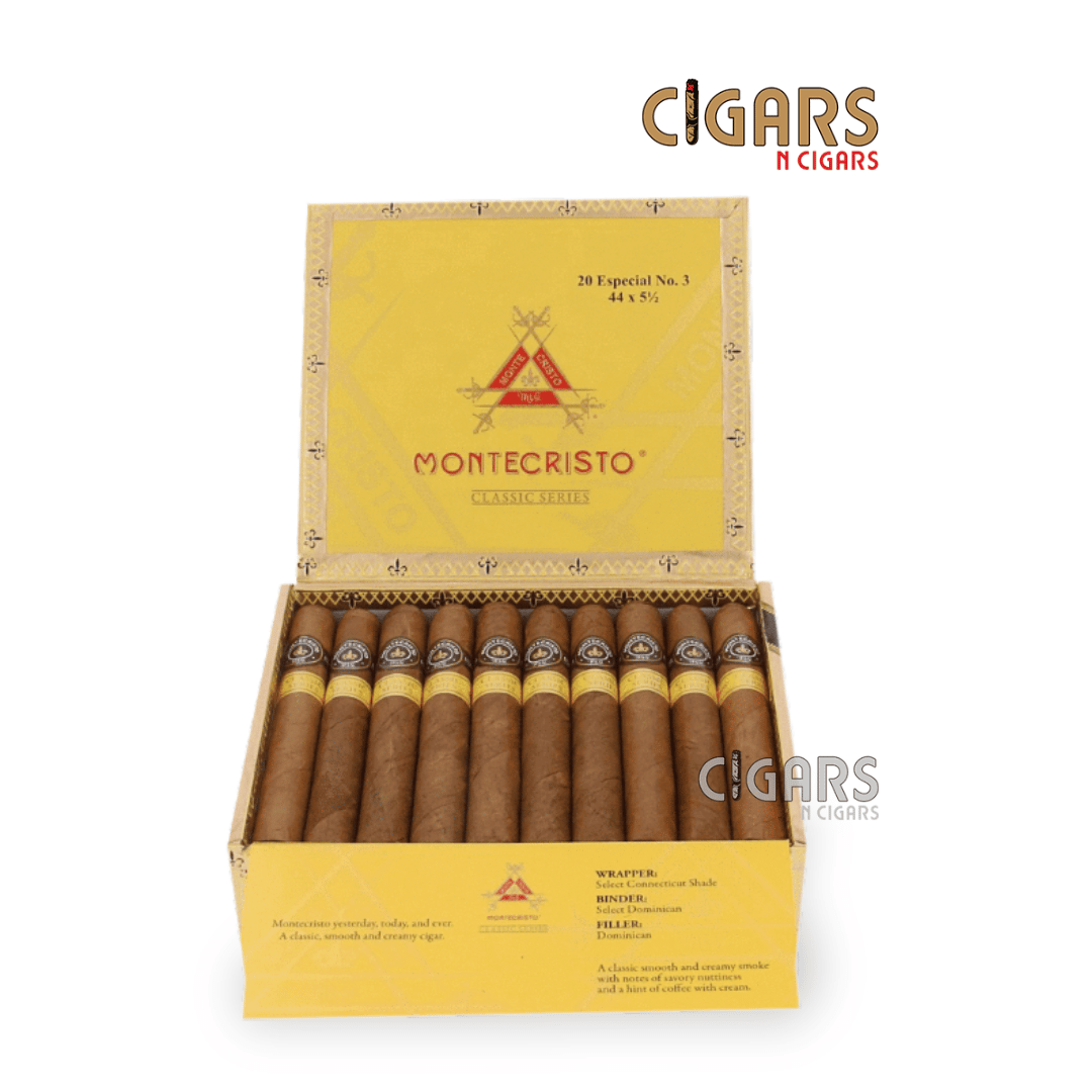 Montecristo Classic Especial No. 3 Pack of 5