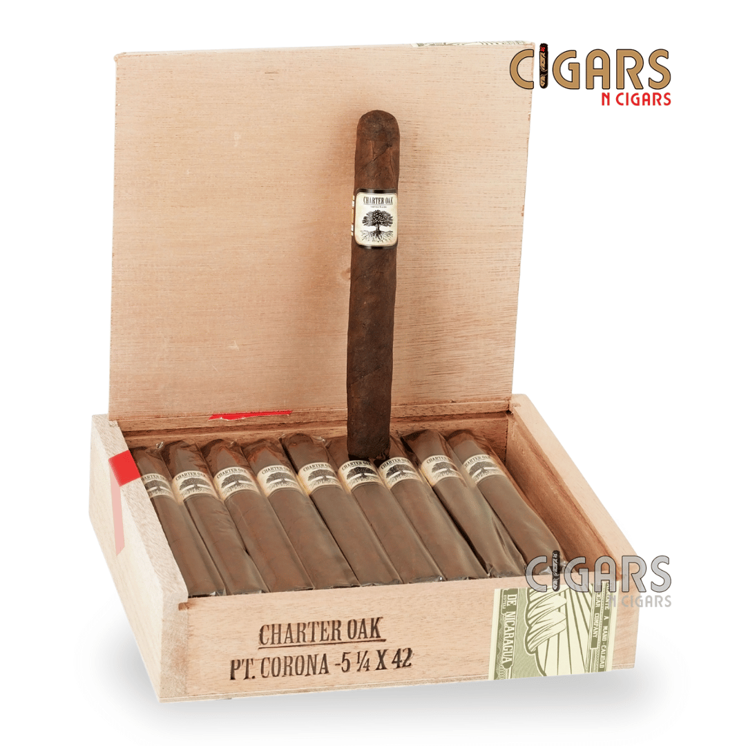 Foundation Charter Oak Maduro Petite Corona Box of 20