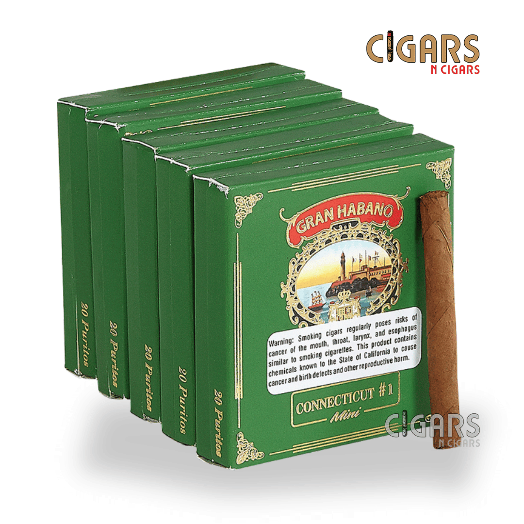 Gran Habano Mini No. 1 Connecticut Brick of 100