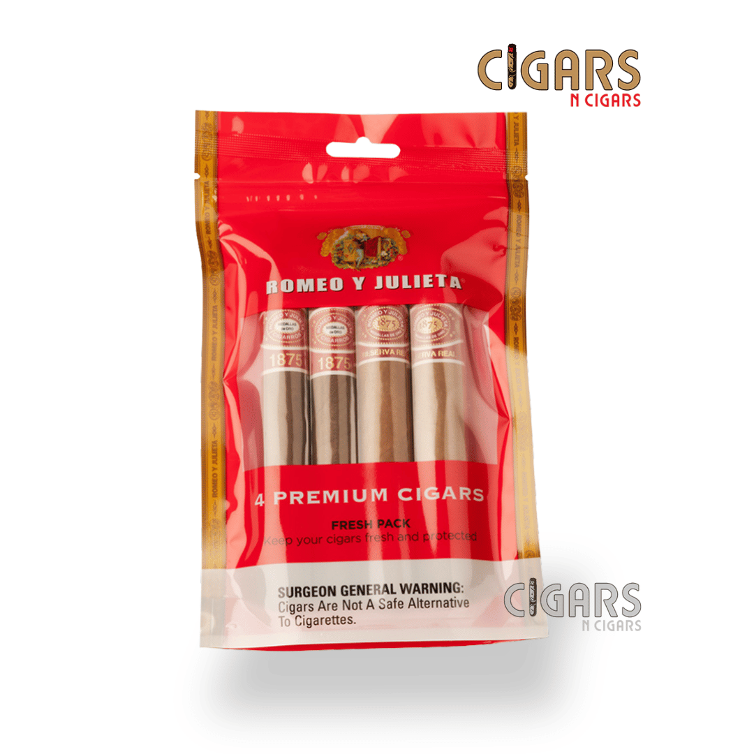 Romeo y Julieta Reserve Fresh Pack Sampler Pack of 4