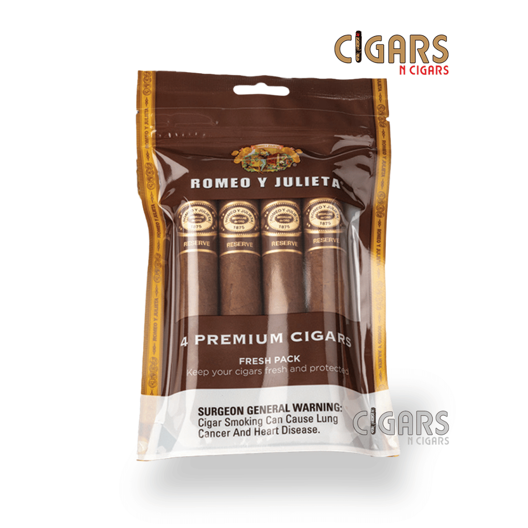Romeo y Julieta Reserve Fresh Pack Toro Sampler Pack of 4