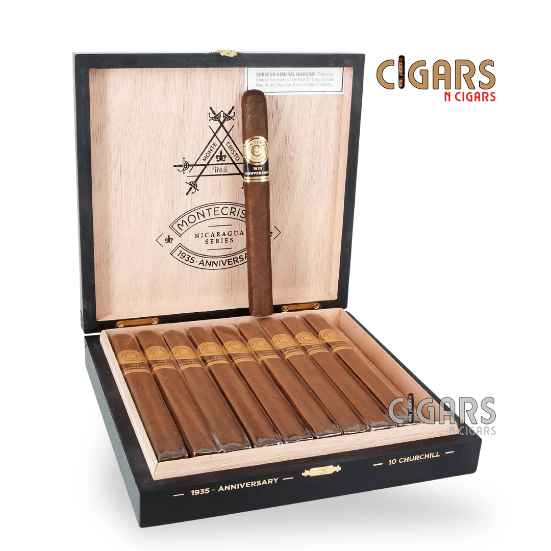 Montecristo 1935 Anniversary Nicaragua Churchill Box of 10