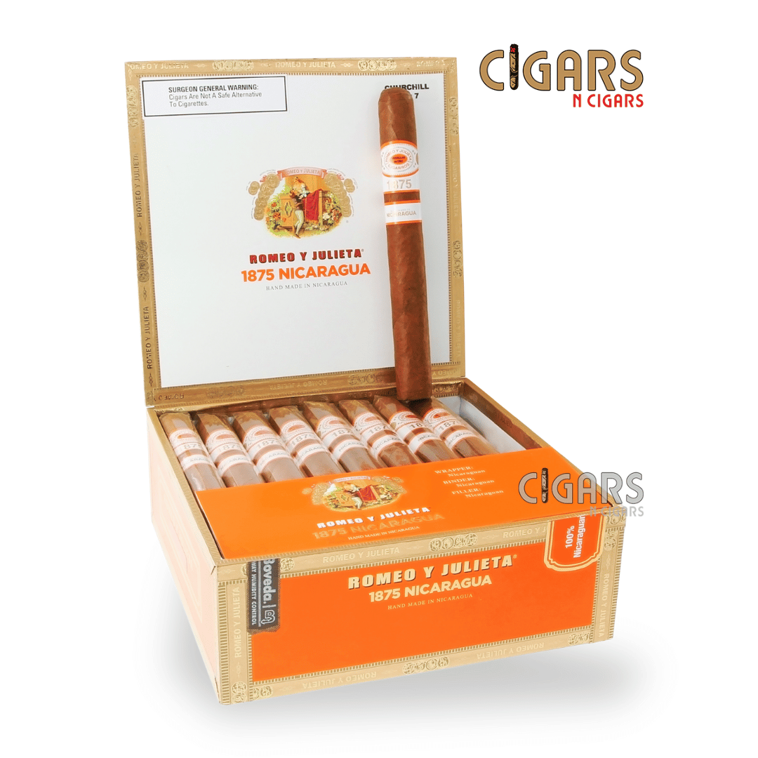 Romeo y Julieta 1875 Nicaragua Churchill Box of 25