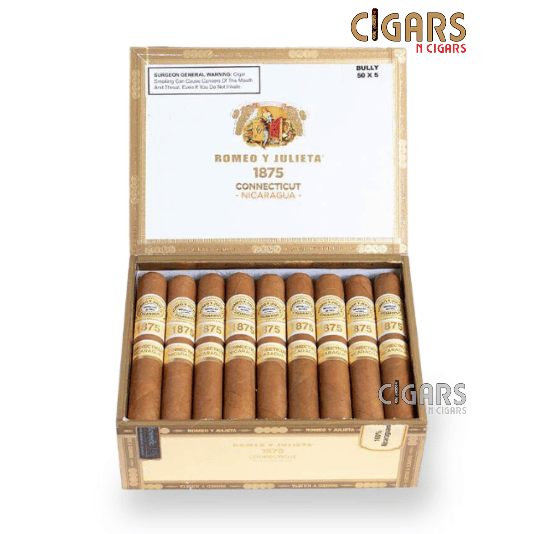 Romeo y Julieta 1875 Connecticut Nicaragua Bully Box of 25