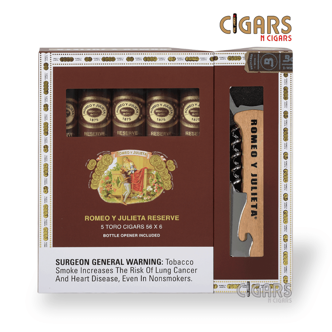 Romeo y Julieta Reserve Wine Key Sampler Pack of 5