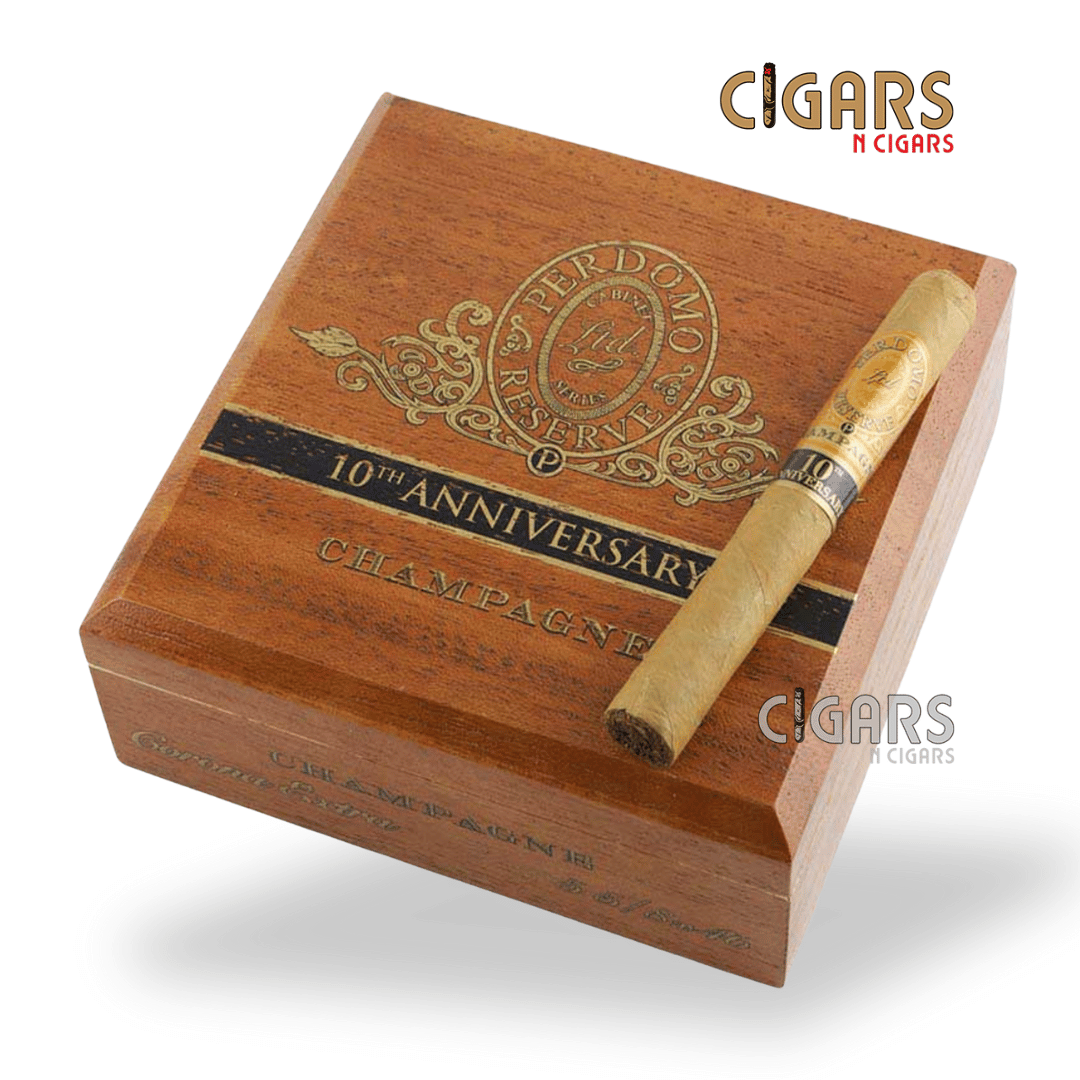 Perdomo Reserve 10th Anniversary Champagne Corona Extra Box of 25