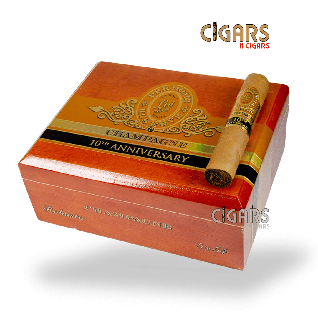 Perdomo Reserve 10th Anniversary Champagne Robusto Box of 25