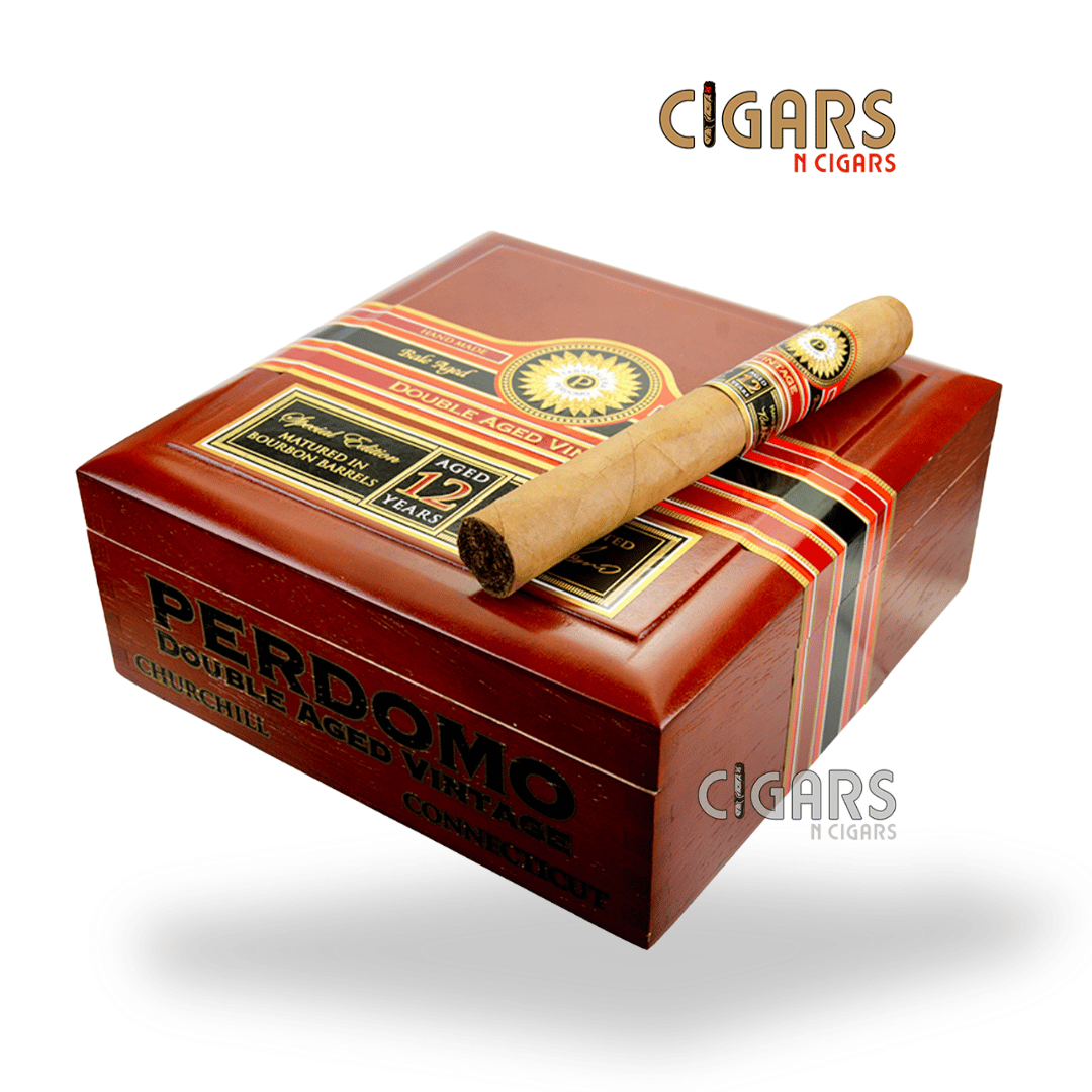 Perdomo Double Aged 12-Year Vintage Connecticut Churchill Box of 24