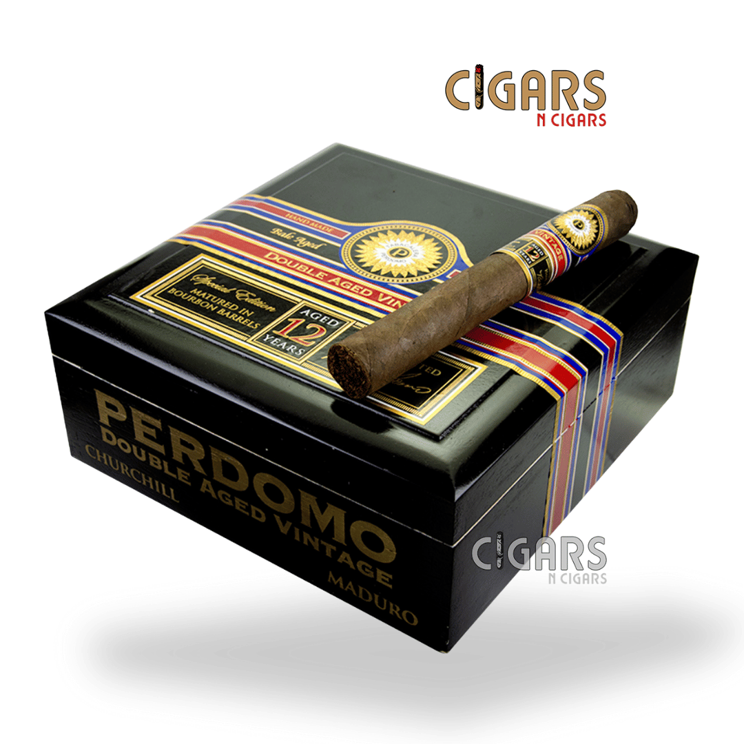 Perdomo Double Aged 12-Year Vintage Maduro Churchill Box of 24
