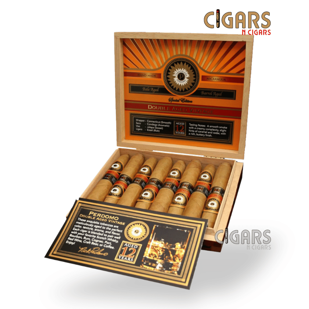 Perdomo Double Aged 12-Year Vintage Connecticut Salomon Box of 8