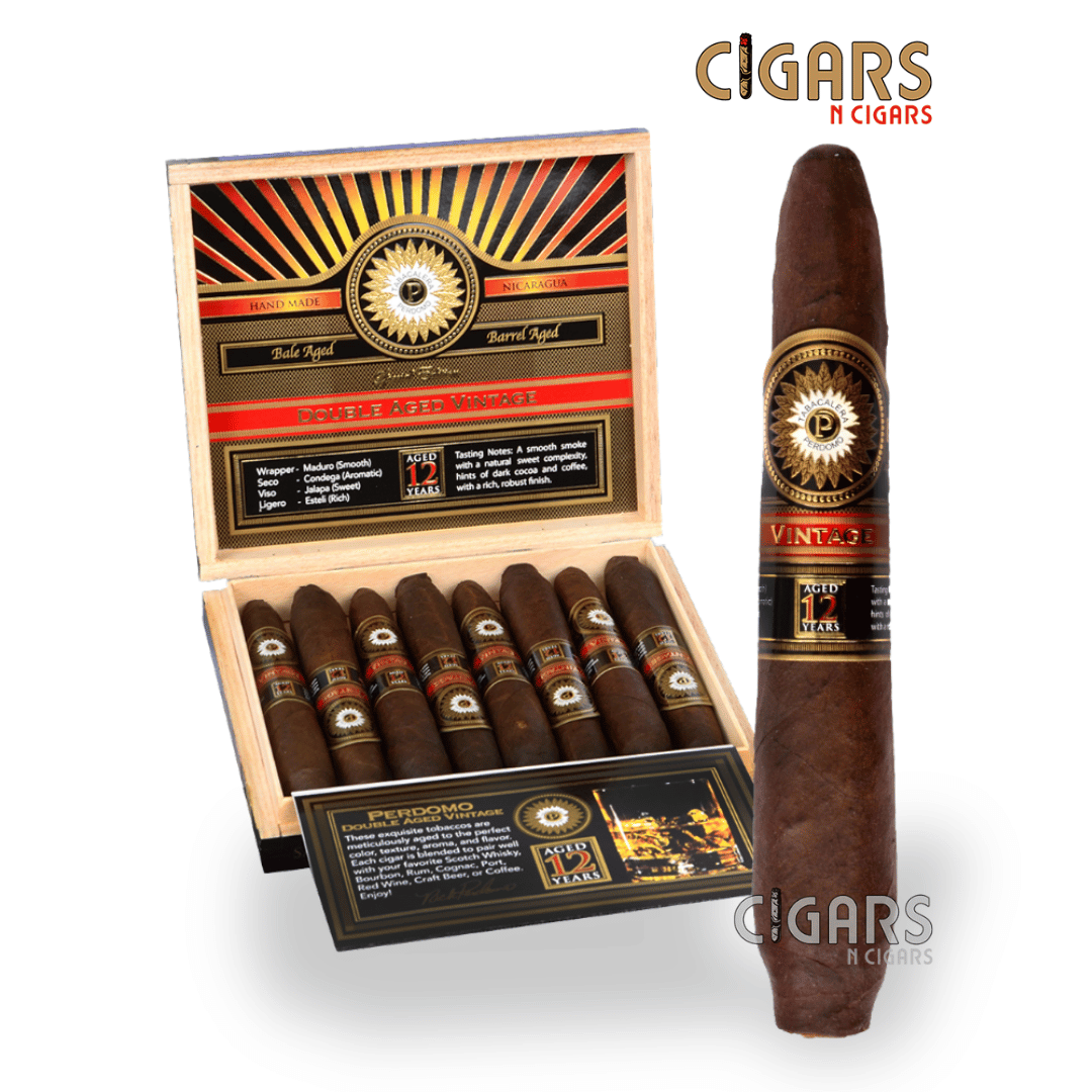 Perdomo Double Aged 12-Year Vintage Maduro Salomon Box of 8