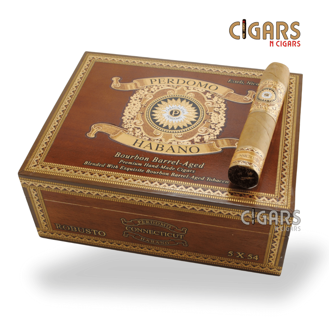 Habano Bourbon Barrel-Aged Connecticut Robusto Box of 24