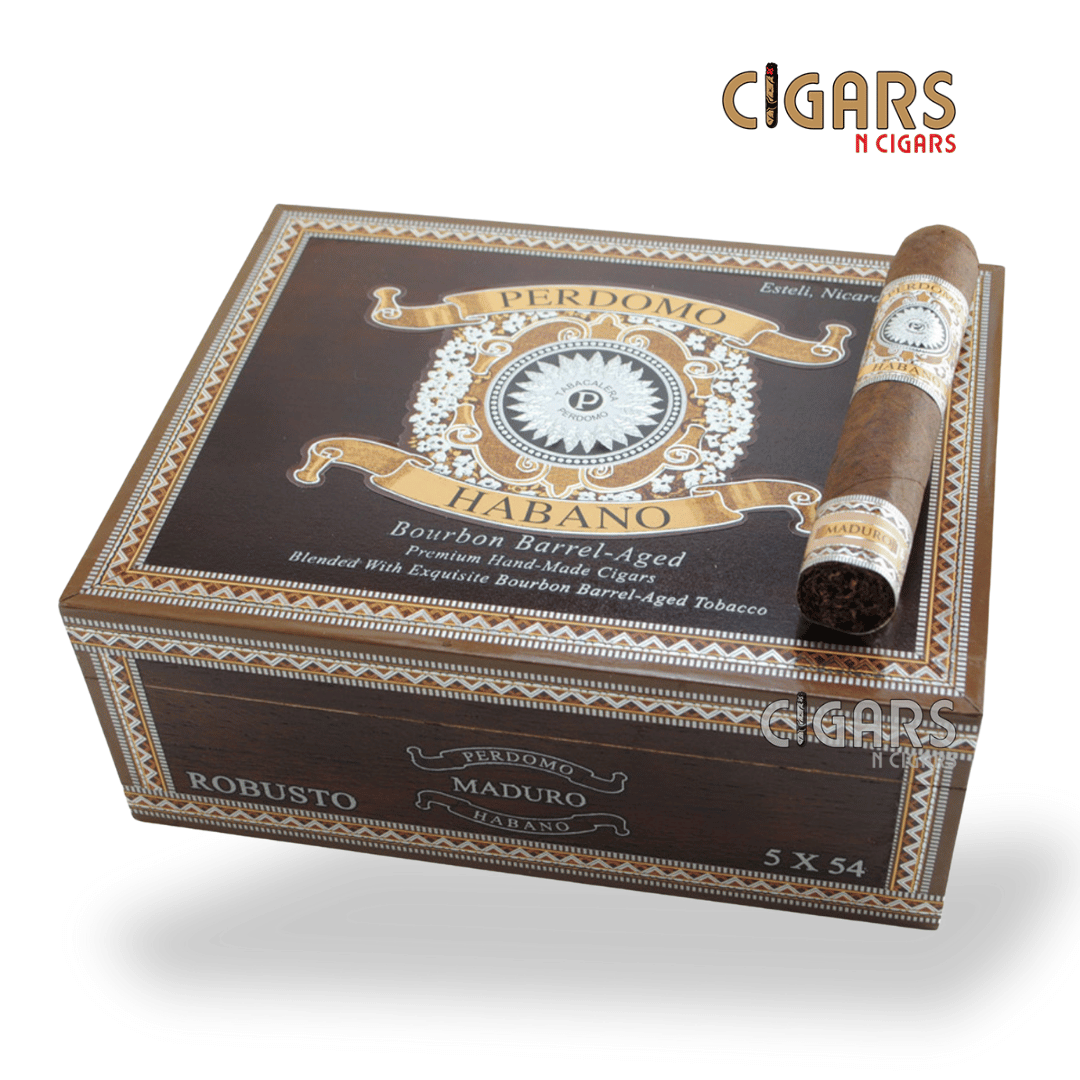 Habano Bourbon Barrel-Aged Maduro Robusto Box of 24