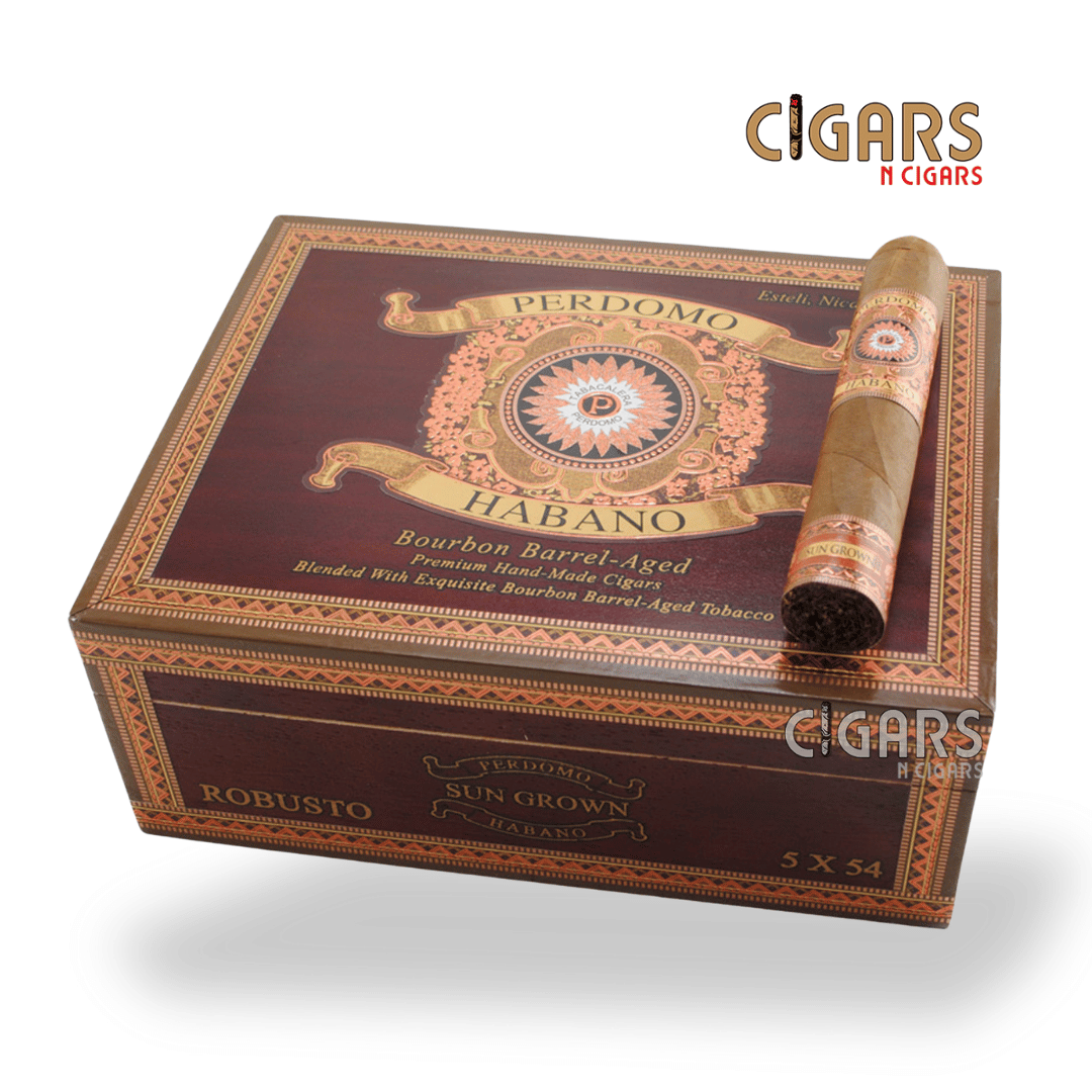 Habano Bourbon Barrel-Aged Sun Grown Robusto Box of 24