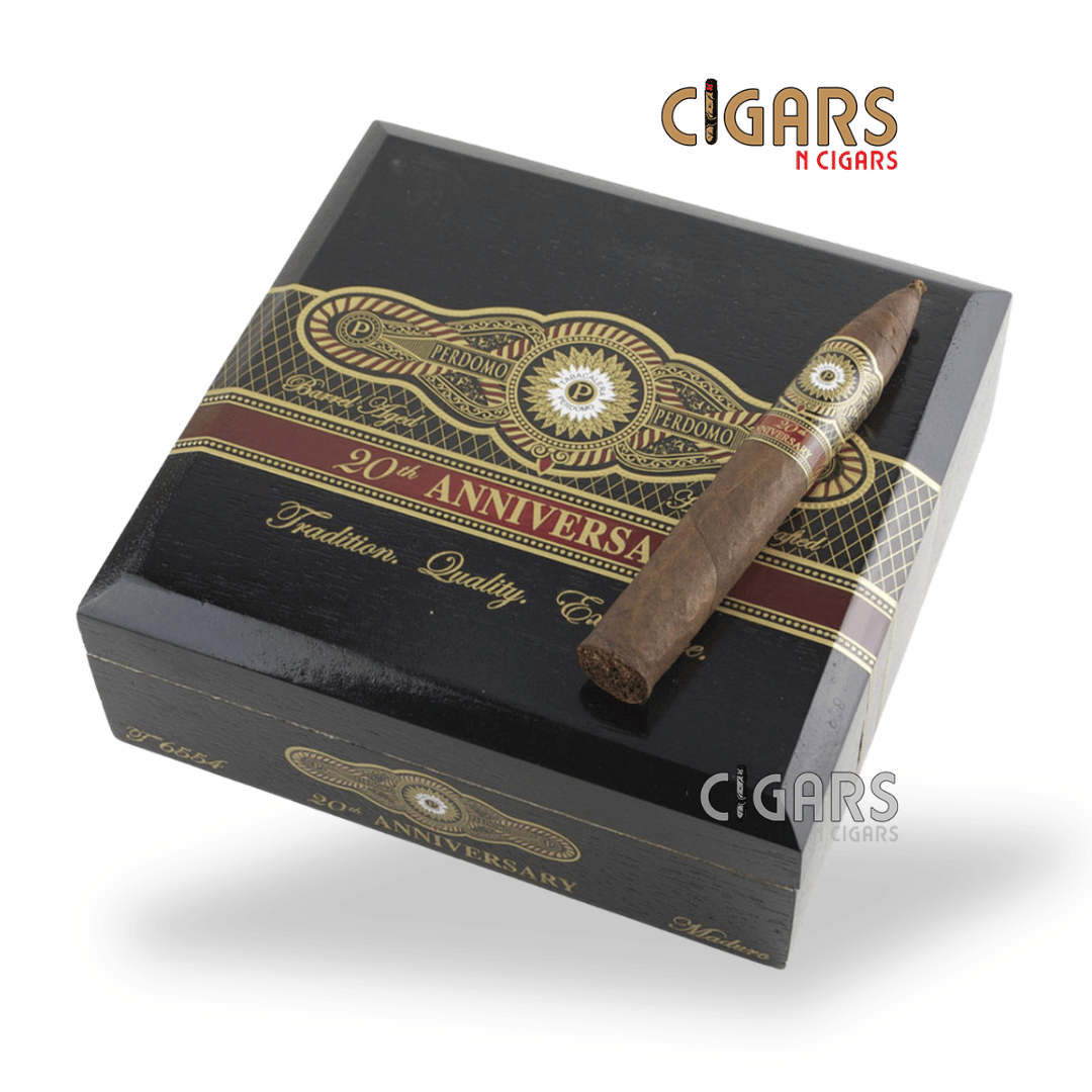 Perdomo 20th Anniversary Maduro Torpedo Box of 24