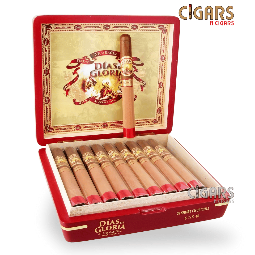 AJ Fernandez Dias de Gloria Short Churchill Box of 20