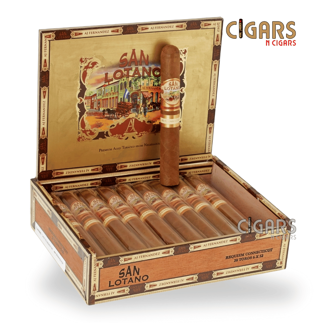 AJ Fernandez San Lotano Requiem Connecticut Toro Box of 20