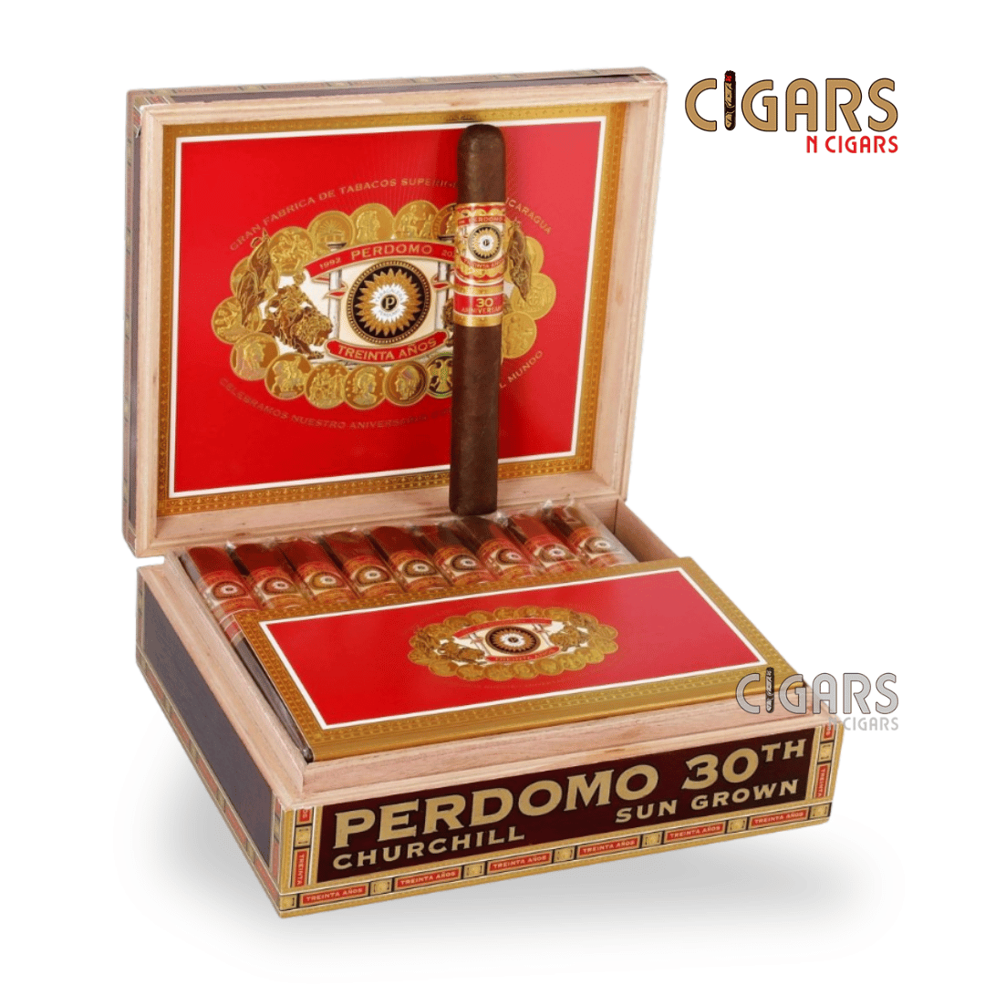 Perdomo 30th Anniversary Sun Grown Churchill Box of 30