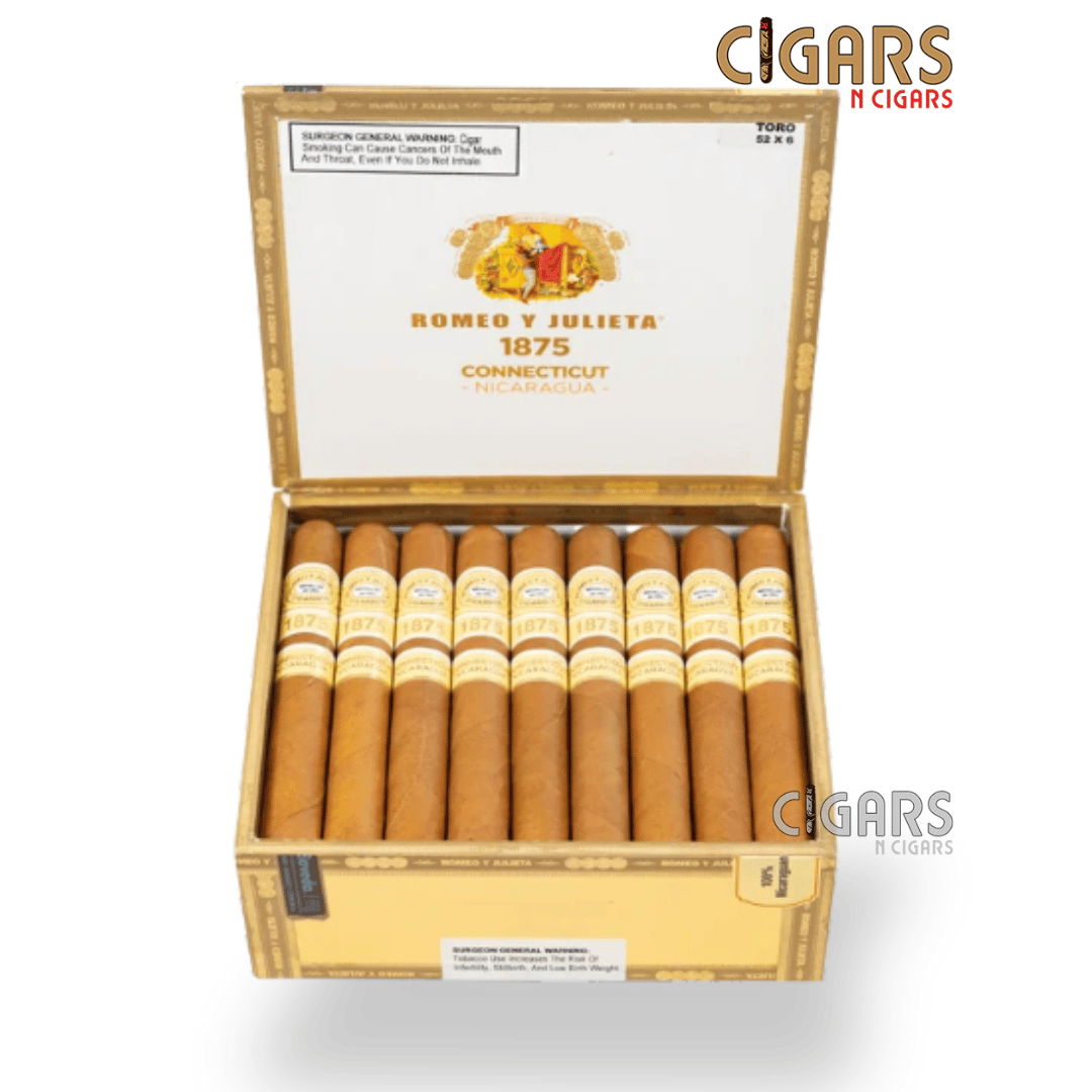 Romeo y Julieta 1875 Connecticut Nicaragua Toro Box of 25