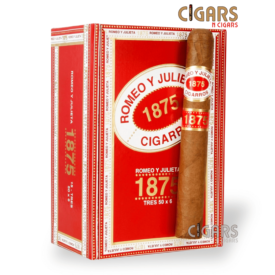 1875 by Romeo y Julieta Tres Box of 15
