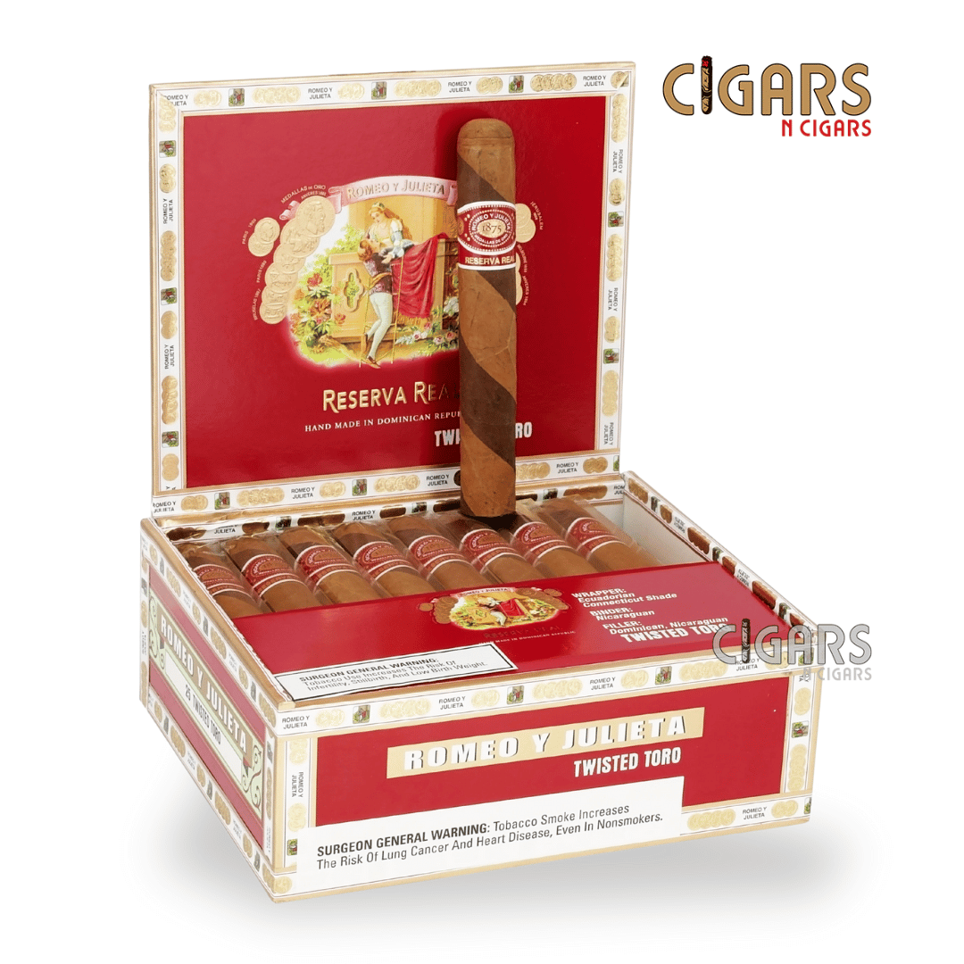 Romeo y Julieta Reserva Real Twisted Toro Box of 25