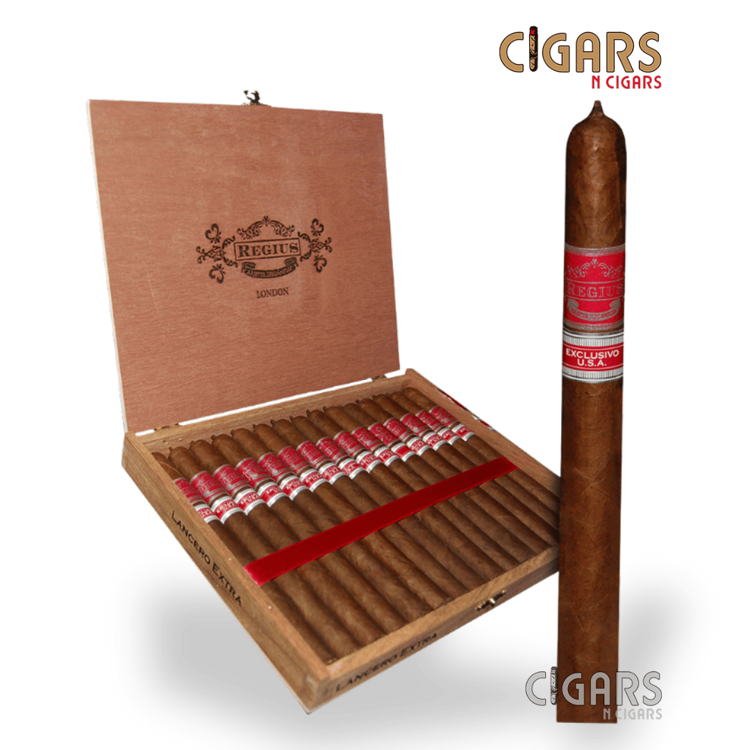 Regius Exclusivo USA Red Lancero Extra Box of 15