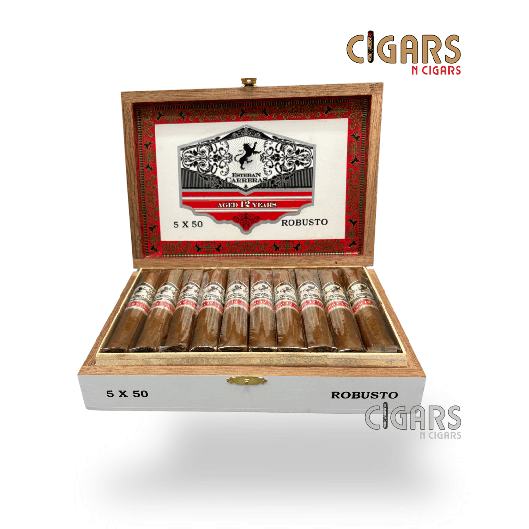 Esteban Carreras 12 Year Aged Connecticut Robusto Box of 20