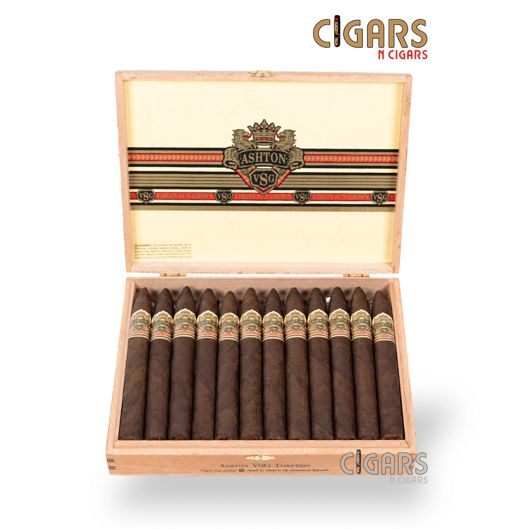 Ashton Virgin Sun Grown Torpedo Box of 24
