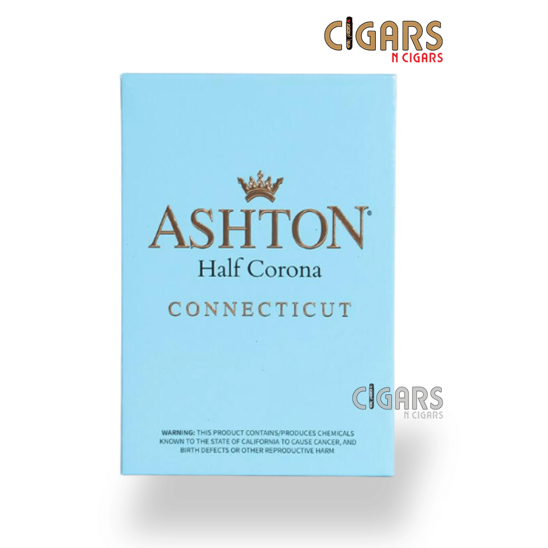 Ashton Small Cigars Connecticut Half Corona Pack of 10