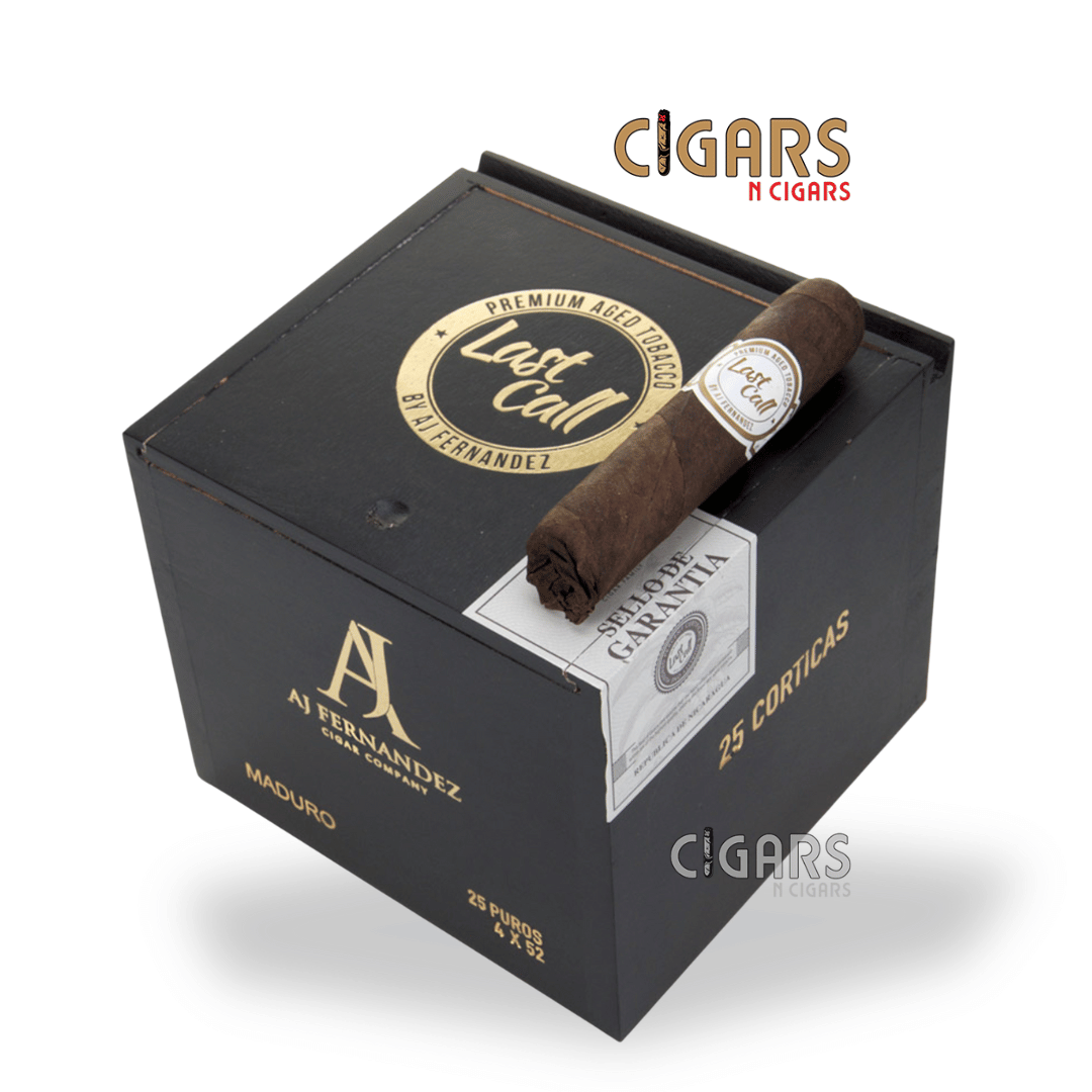 AJ Fernandez Last Call Maduro Corticas Box of 25