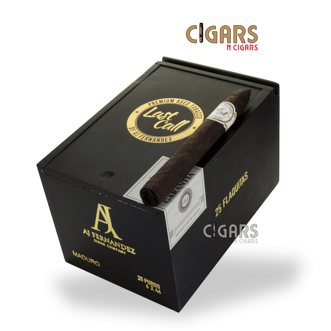 AJ Fernandez Last Call Maduro Flaquitas Box of 25