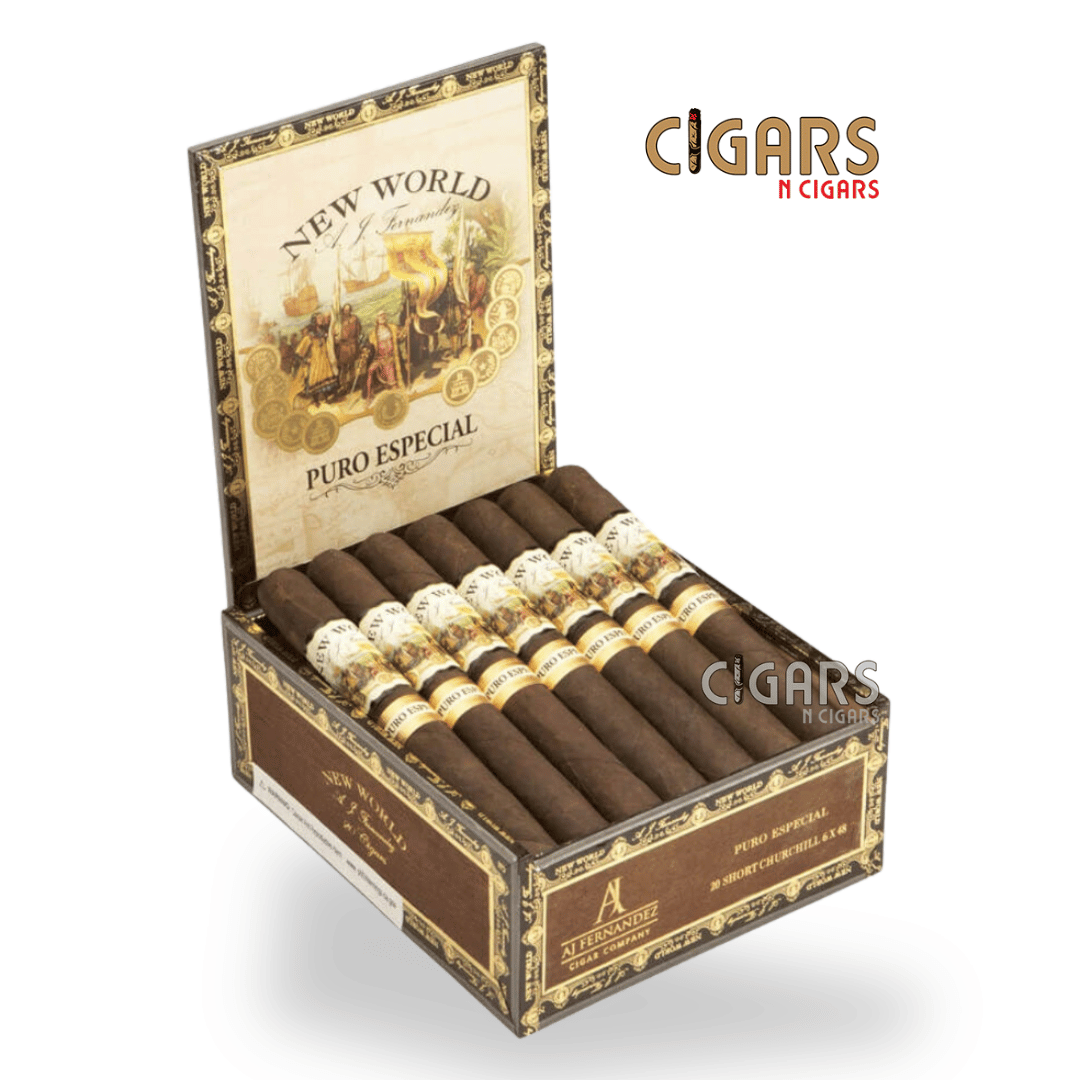 AJ Fernandez New World Puro Especial Short Churchill Box of 20
