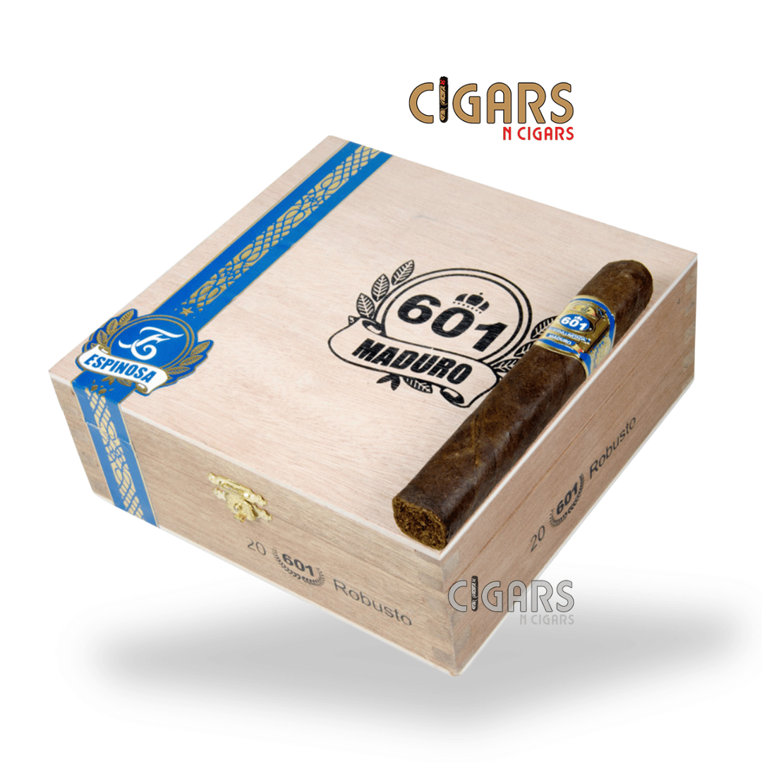 Espinosa 601 Blue Label Maduro Robusto Box of 20
