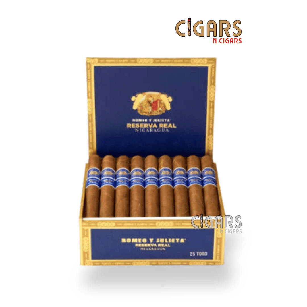 Romeo y Julieta Reserva Real Nicaragua Toro Box of 25