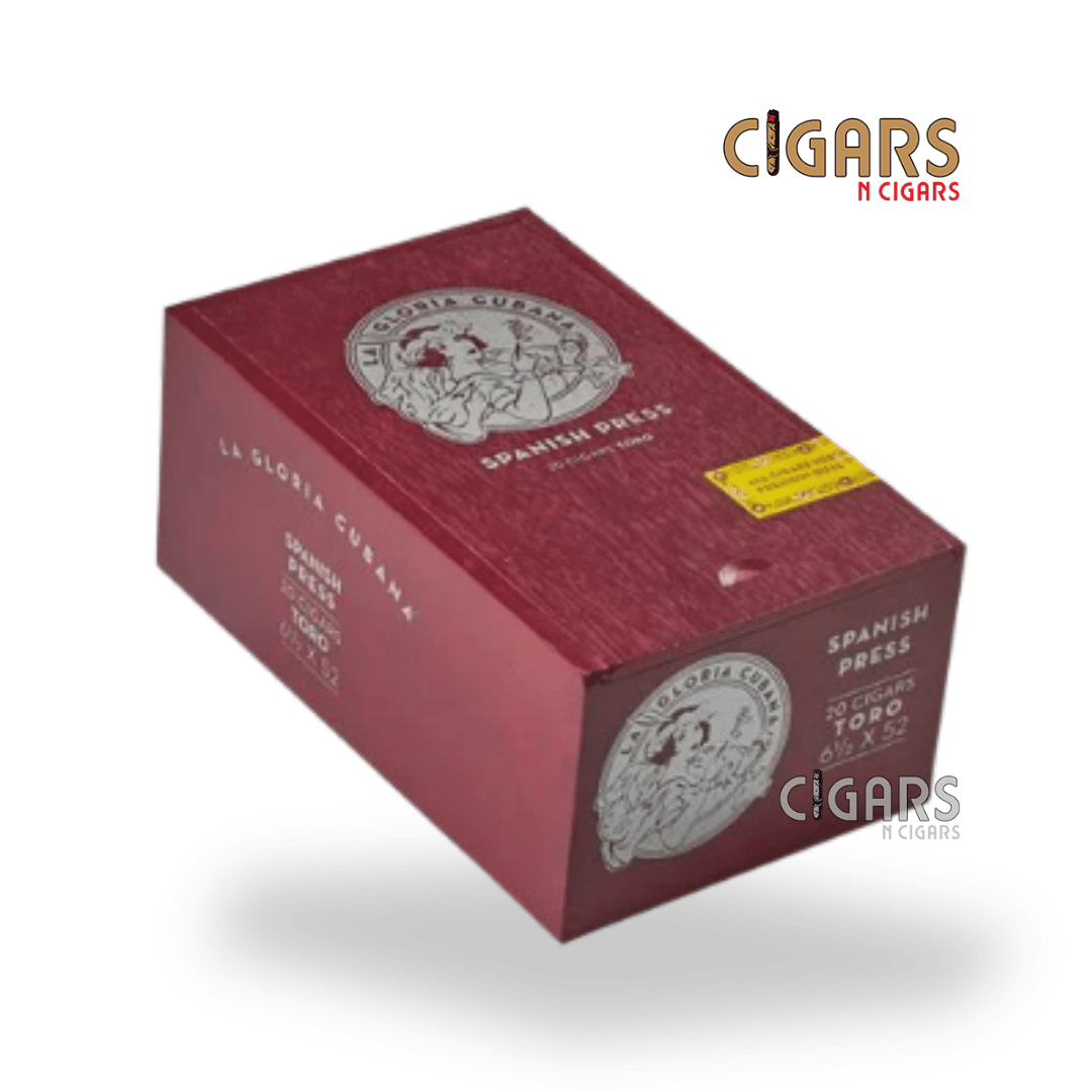 La Gloria Cubana Spanish Press Toro Box of 20