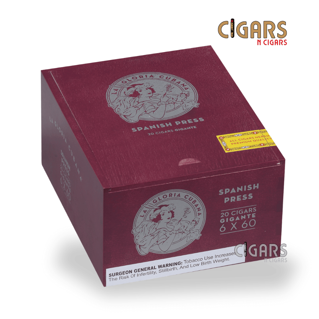 La Gloria Cubana Spanish Press Gigante Box of 20