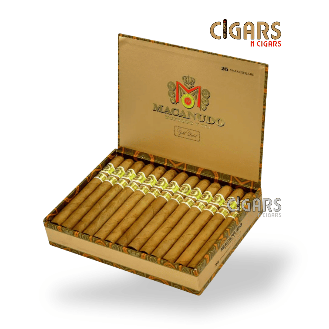 Macanudo Gold Label Shakespeare Box of 25