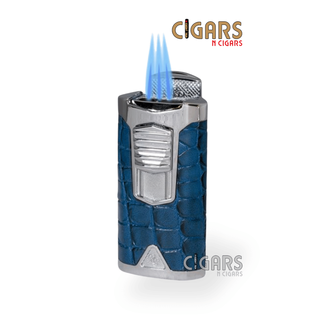 Rocky Patel Statesman 3 Flame Torch Blue & Nickle