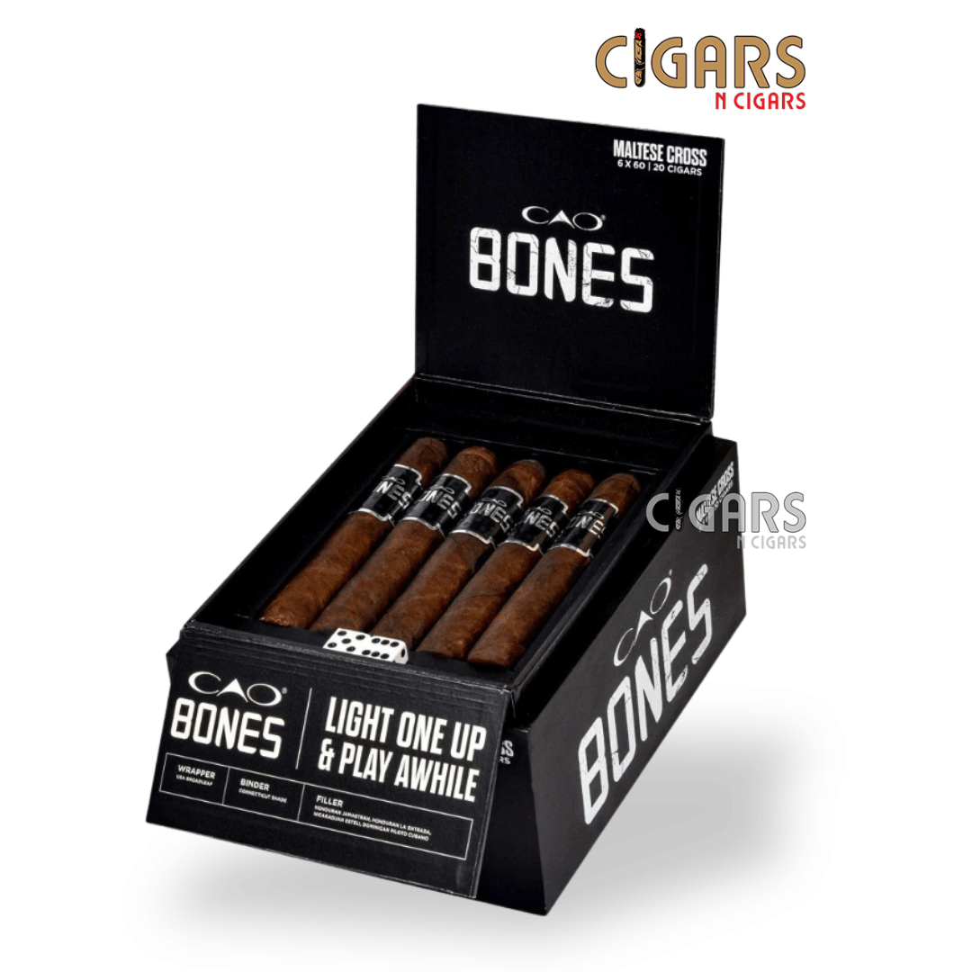 CAO Bones Maltese Cross Box of 20