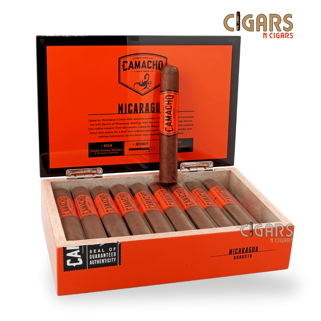 Camacho Nicaragua Robusto Box of 20