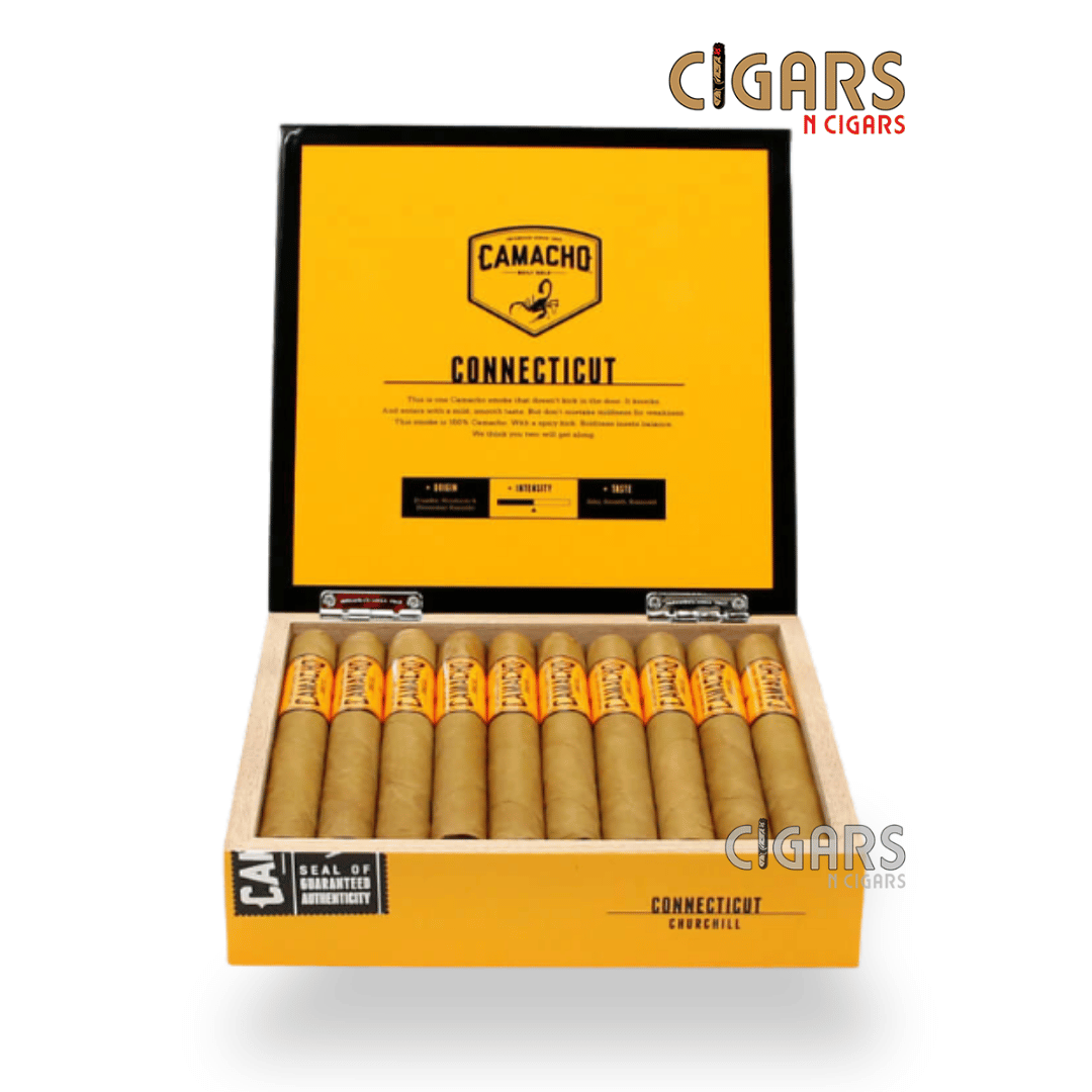 Camacho Connecticut Churchill Box of 20