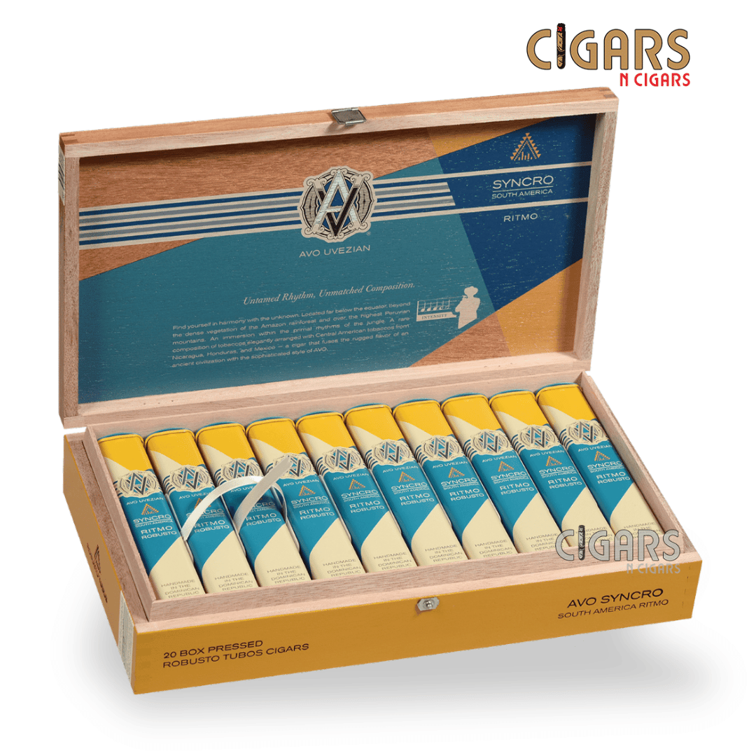 AVO Syncro South American Ritmo Robusto Tubo Box of 20