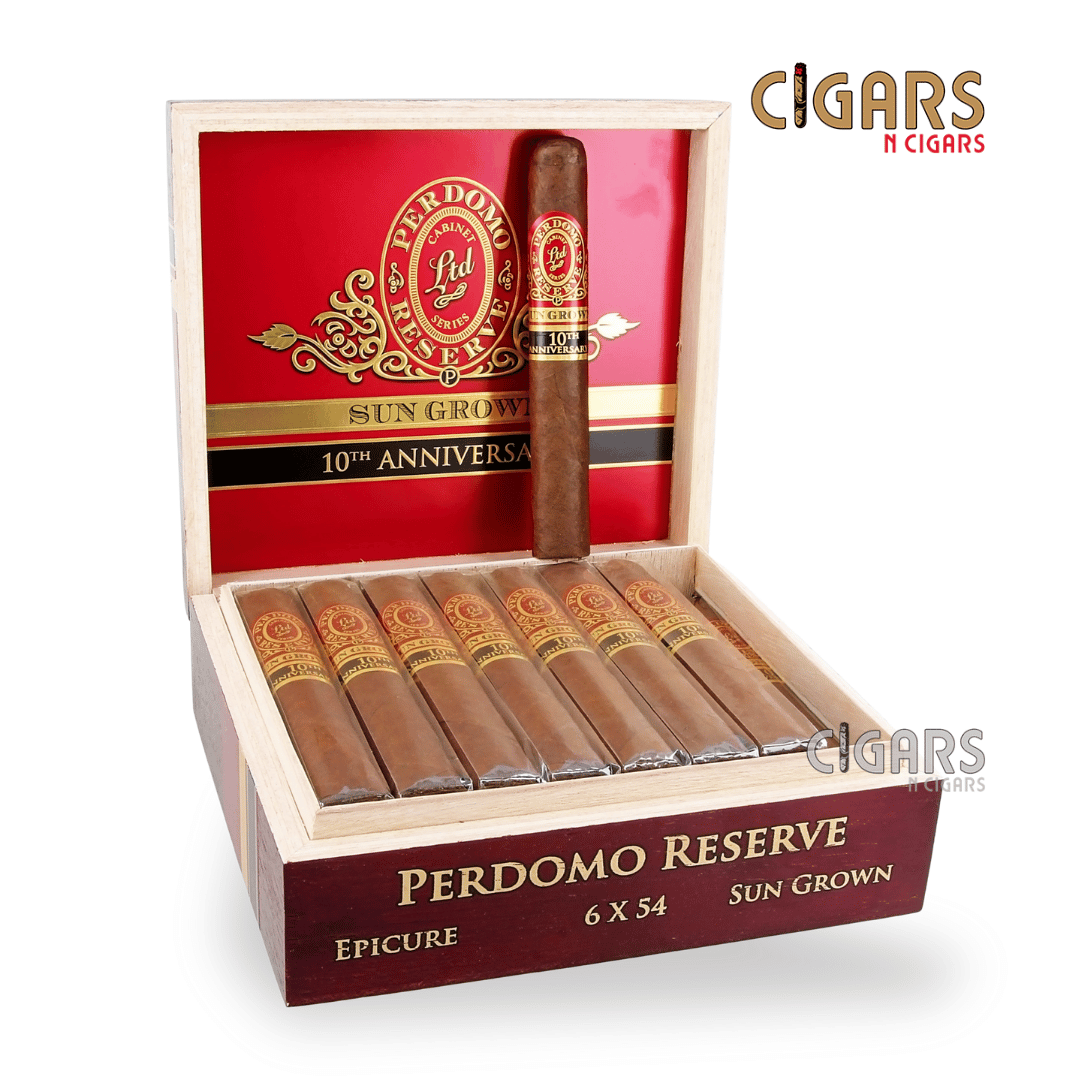 Perdomo Reserve 10th Anniversary Box Pressed Sun Grown Epicure Box of 25