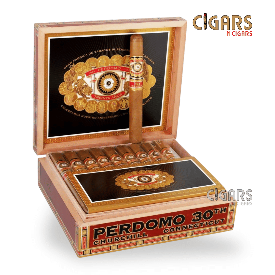 Perdomo 30th Anniversary Connecticut Churchill Box of 30